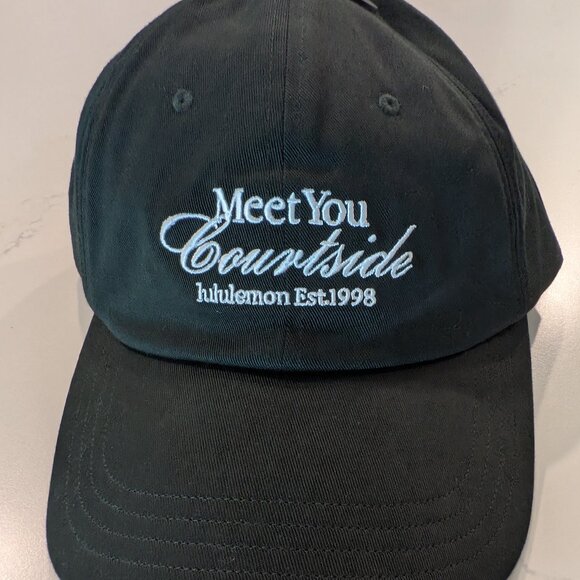 lululemon athletica Accessories - Meet You Courtside Lululemon Black Baseball Hat Cap S/M Small Medium NWT